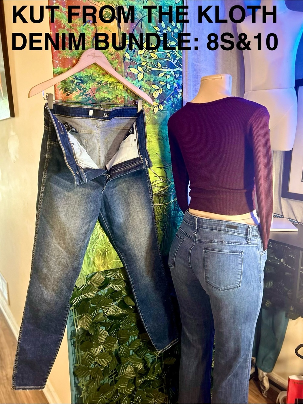 Kut From the Kloth Women’s Denim 2 Jean Bundle: 8S & 10